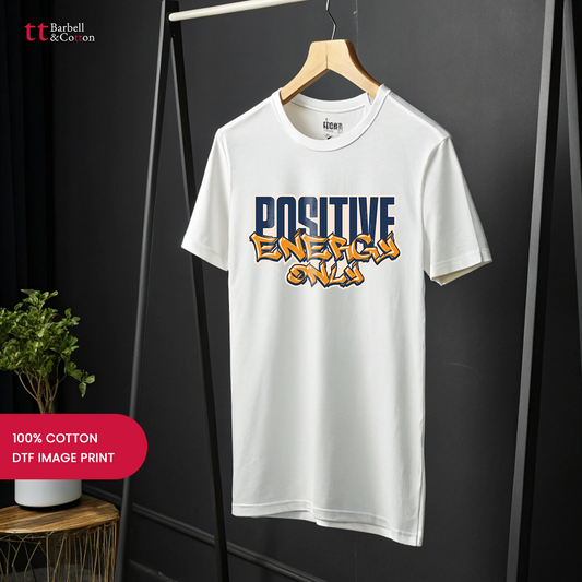 Positive Energy Only Graphic Tee – Black Edition