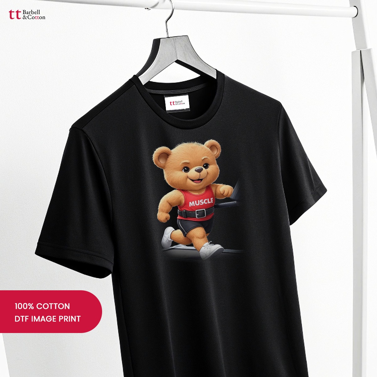 Muscle Bear Workout Tee – Black Edition